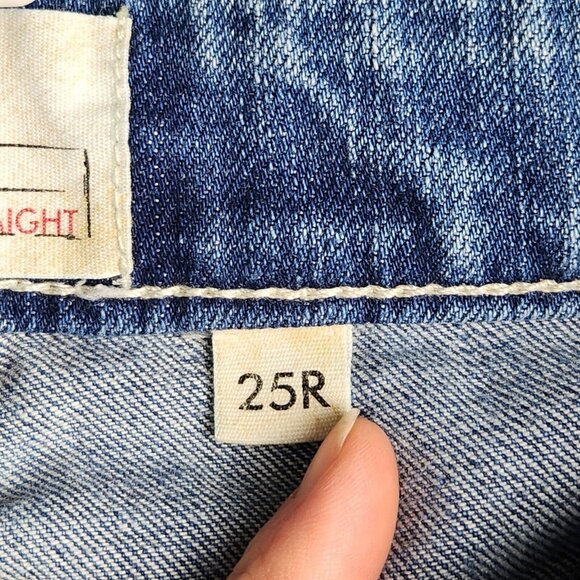 BKE Jeans Womens 25 Blue Stella Mid Rise Straight Leg Medium Wash Casual Denim - Picture 13 of 15